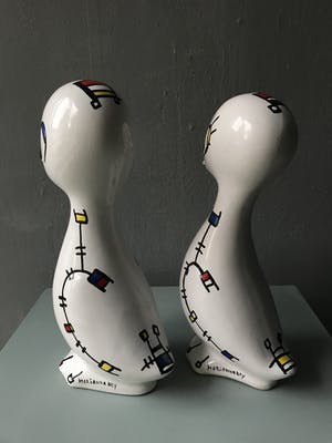 Marianne Bey - Happy Ducks / Mondriaan style kopen? Bied vanaf 35!