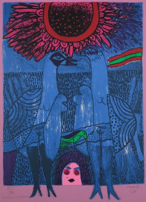 Corneille - Litho, Dialogue d'oiseaux kopen? Bied vanaf 1!