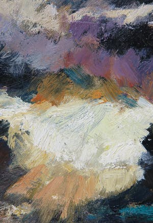 Pieter Vierhout - Olieverf op doek, Zeelucht - Ingelijst kopen? Bied vanaf 300!