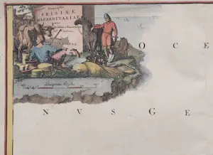 Francois Halma - Holland Zeeland ea Oude Kaart Bataven Friezen 1725 kopen? Bied vanaf 70!