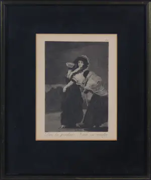 Francisco de Goya - Gravure, Capricho nº 16: Dios la perdone. Y era su madre kaufen? Bieten Sie von 30!