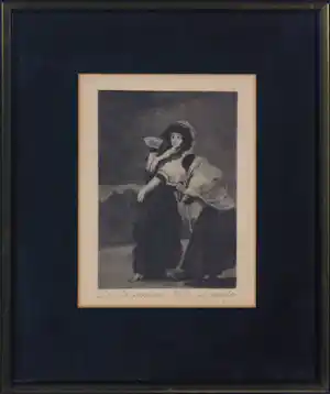 Francisco de Goya - Gravure, Capricho nº 16: Dios la perdone. Y era su madre verkauft für € 35!