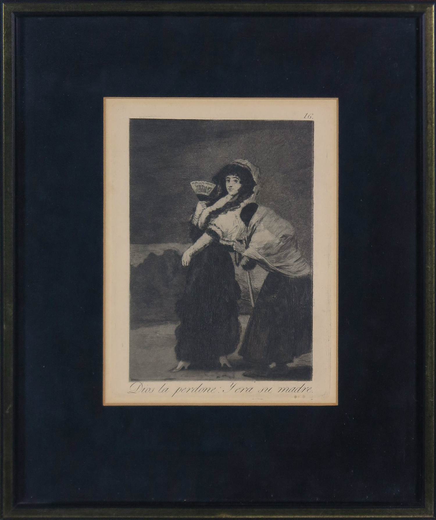 Francisco de Goya - Gravure, Capricho nº 16: Dios la perdone. Y era su madre kopen? Bied vanaf 150!