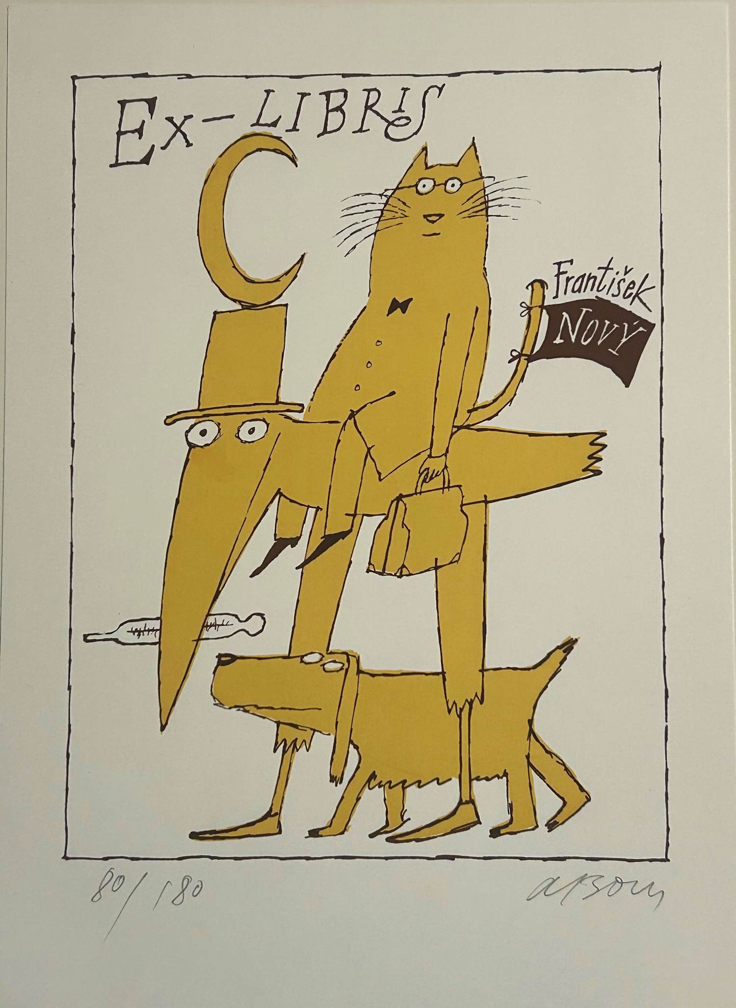 Adolf Born - Litho, Ex-Libris kopen? Bied vanaf 125!