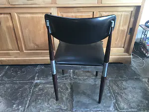 Niet of onleesbaar gesigneerd - Logohuman vintage eetkamerstoel jaren ‘60. kopen? Bied vanaf 1!