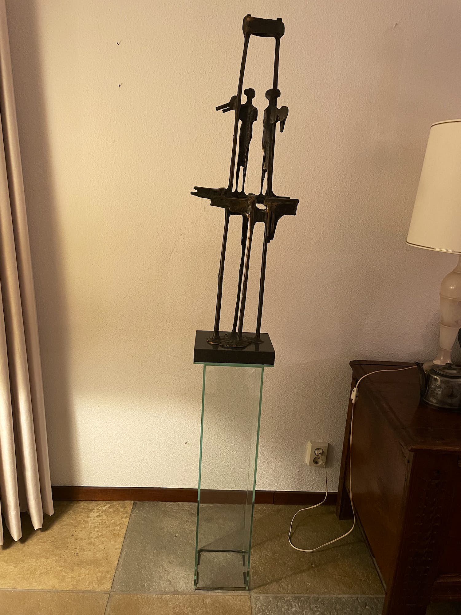 Wim Rijvers - Sculptuur "De ontmoeting" verkocht voor € 600!