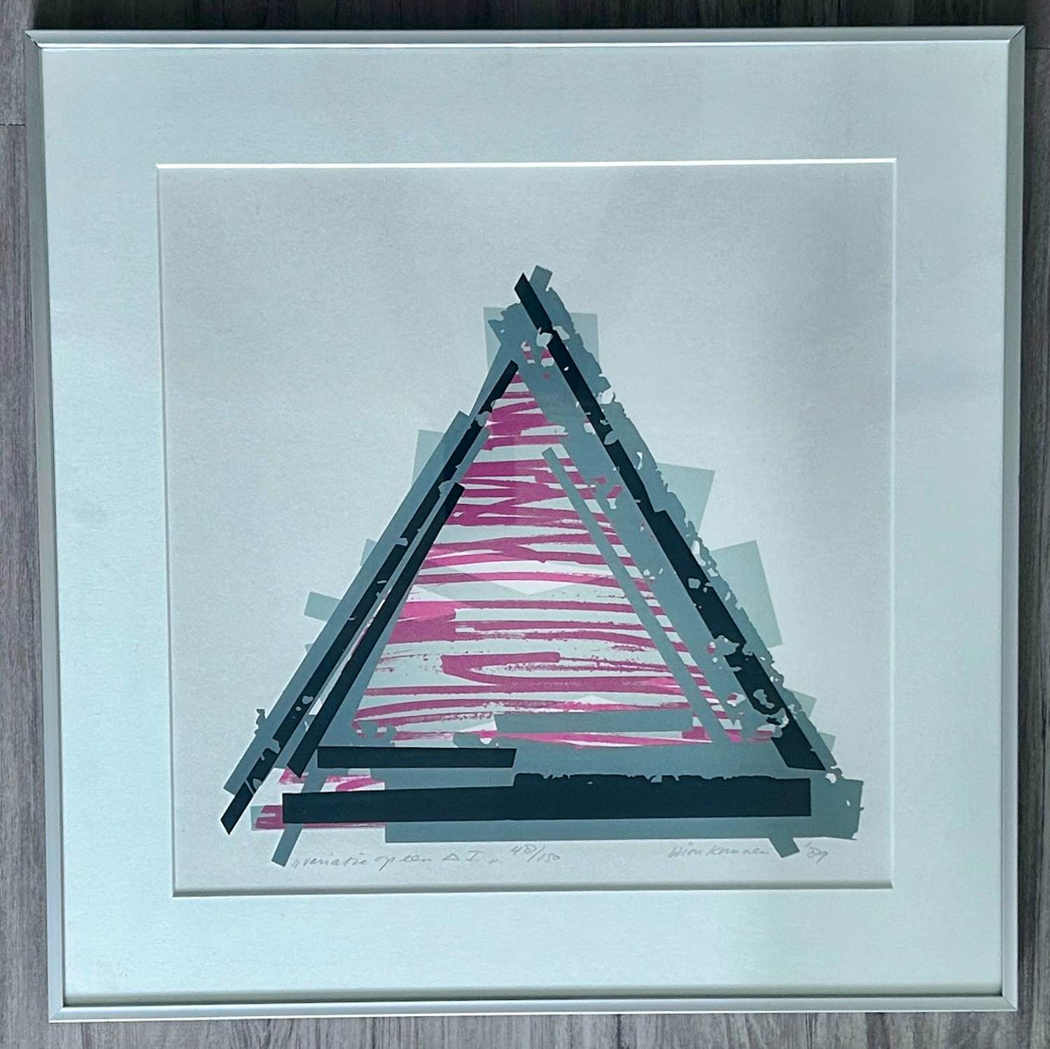 Buy Wim Kunnen - Variatie op een driehoek? Bid from 35!