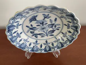 Koninklijke Tichelaar Makkum - Twee Delftsblauwe aardewerken wandbordjes kopen? Bied vanaf 20!