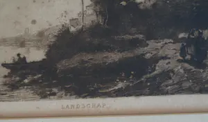 C.L. Dake - Ets naar een schilderij van Jean-Baptiste Corot, Landschap – ingelijst - ca 1890 kopen? Bied vanaf 25!