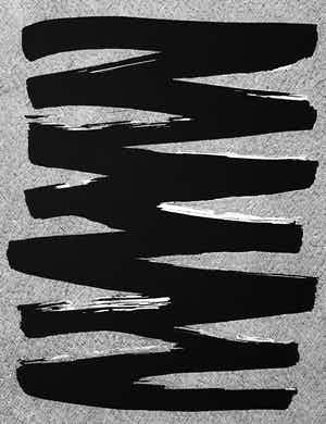 Jan Schoonhoven - zeefdruk: Abstracte compositie - 1989 verkocht voor € 675!