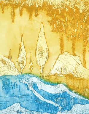 Jan Montyn - Ets, Moment of happiness verkocht voor € 70!