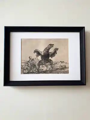 Francisco de Goya - De vleesetende gier verkocht voor € 125!