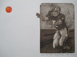 Leentje Linders - Ets "Catch that ball" kopen? Bied vanaf 30!