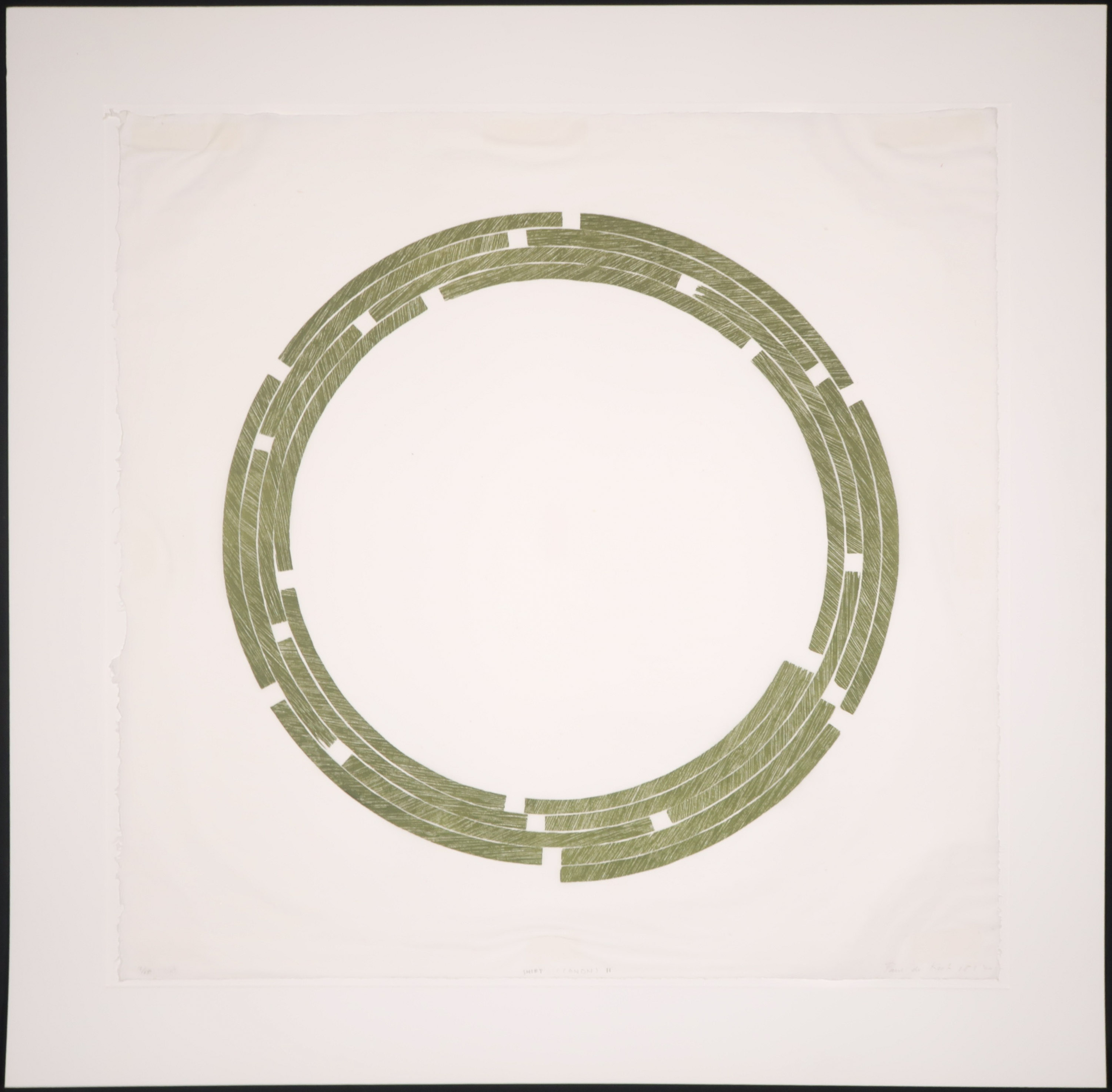 Paul de Kort - Houtsnede op Japans papier, Shift (Canon) II kopen? Bied vanaf 50!