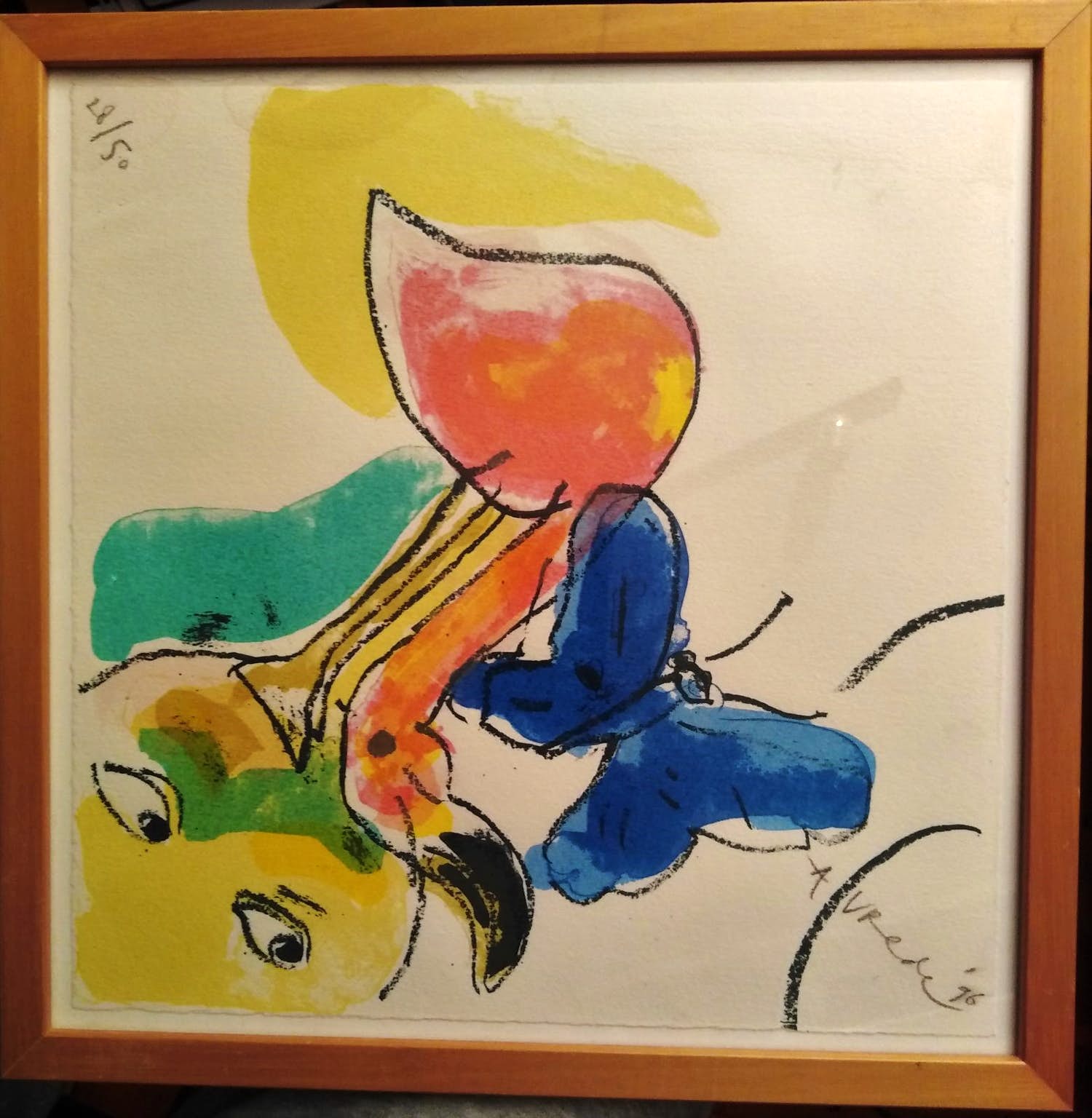 Anton Vrede - flamingo, vlinder, zon kopen? Bied vanaf 25!