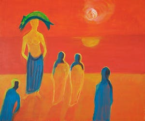 Joe Wols - Acryl op karton, Zonder titel kopen? Bied vanaf 1!