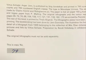 Asger Jorn - (incl. originele litho's) & Carl Henning Pedersen (gesigneerd), Set van twee boeken door Virtus Schade kopen? Bied vanaf 1!