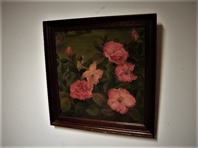 Jan Pzn. Franken - Mooi Olieverf ca. 1930 "Amaryllis" van bekende Haagse schilder verkocht voor € 1!