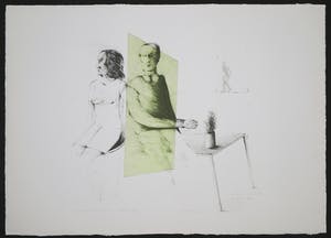 Kees Spermon - Zeefdruk, Conversation piece green kopen? Bied vanaf 1!
