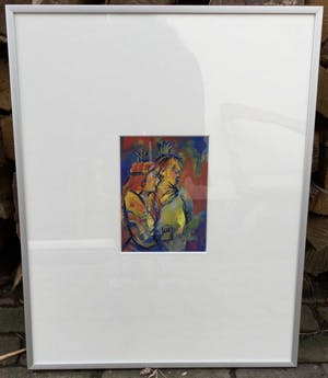 Niet of onleesbaar gesigneerd - C849-2 koningspaar kopen? Bied vanaf 10!