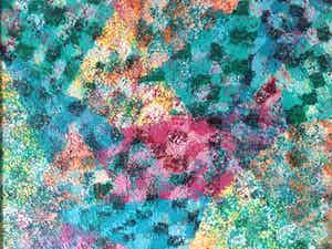 Yvonne Noordam - Mix IV - Olieverf op Board, Ingelijst verkocht voor € 99!