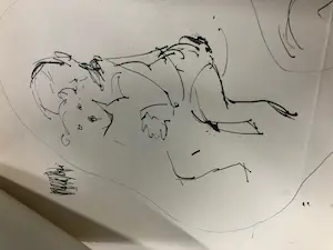 Phil Vermeer-Weterings - twee kinderen (meerdere tekeningen) kopen? Bied vanaf 50!