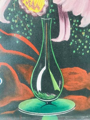 Niet of onleesbaar gesigneerd - Stilleven met Orchidee kopen? Bied vanaf 1!