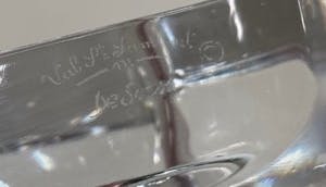 Val-Saint-Lambert - Kristallen presse papier in de vorm van een schelp kopen? Bied vanaf 1!