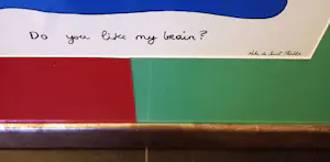 Niki de Saint-Phalle - 'Do You Like My Brain' prachtig gelijst kopen? Bied vanaf 250!