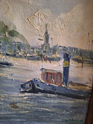 Jan Kelderman - Havengezicht Amsterdam kopen? Bied vanaf 30!