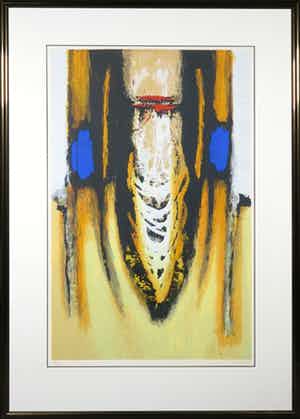 Hans Vanhorck - Zeefdruk, The Lost Path - Ingelijst (Groot) verkocht voor € 40!