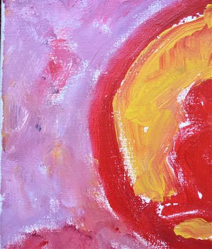 Anton Heyboer - Het symbool van de onschuld Kleurijke schildering kopen? Bied vanaf 450!