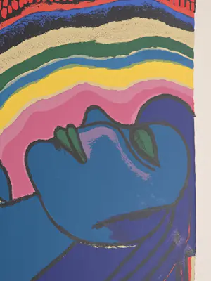 Corneille - Le grand nu bleu - 99/130 - 1986 - Gesigneerd kopen? Bied vanaf 500!