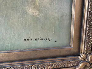 Aris Knikker - Aris Knikker prachtig groot doek kopen? Bied vanaf 750!