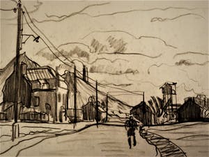 Niet of onleesbaar gesigneerd - 1934- twee (2) potloodtekeningen 1930 "Terwinsel Kerkrade Limburg" gesigneerd kopen? Bied vanaf 1!