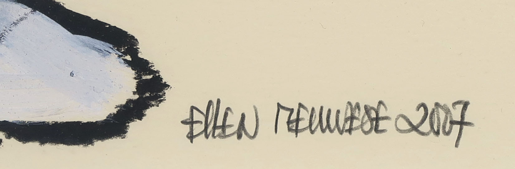 Ellen Meuwese - Gemengde techniek op papier, Surinaamse gitarist - Ingelijst kopen? Bied vanaf 1!