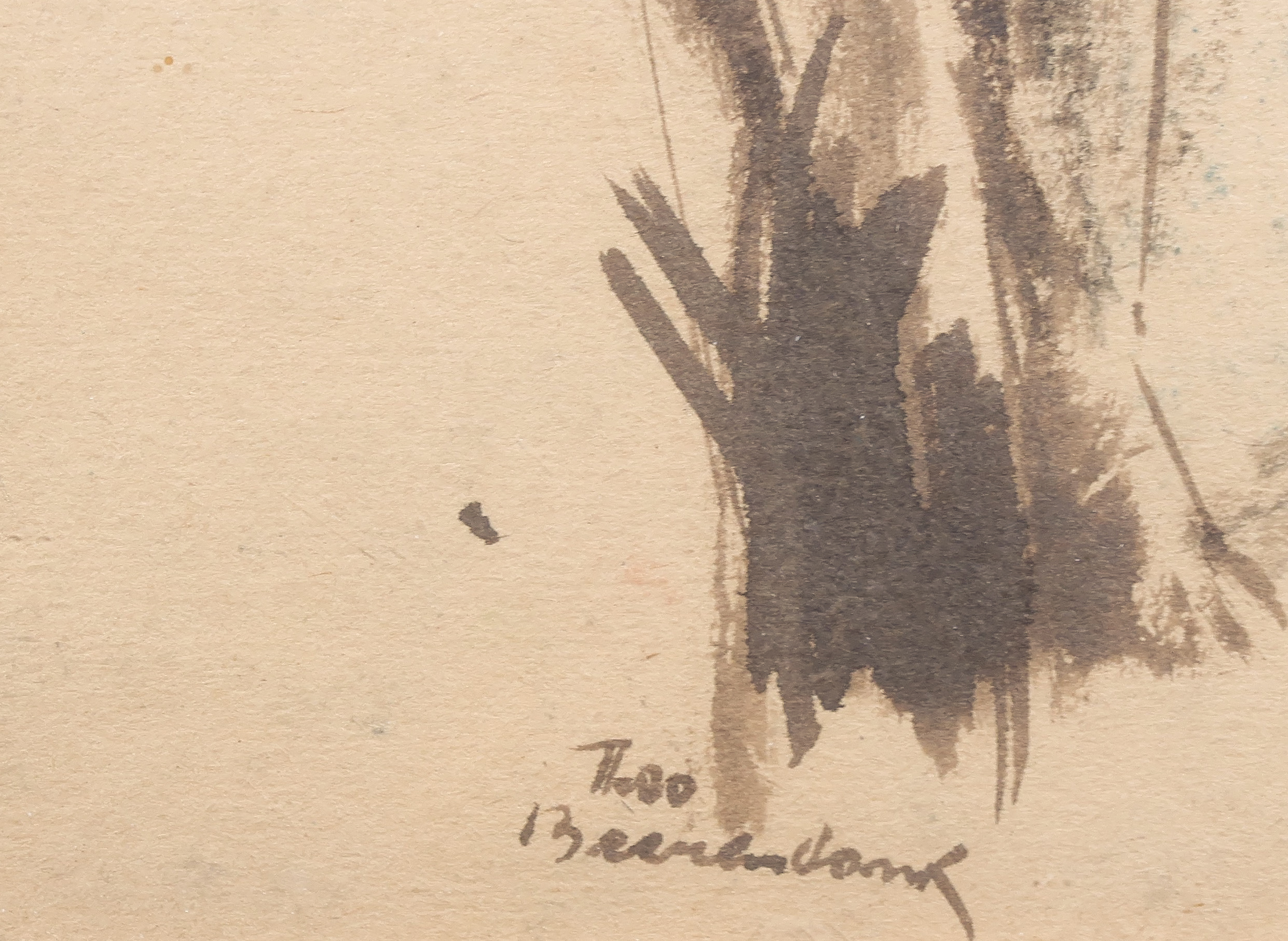 Theo Beerendonk - Aquarel, Vrouwelijk naakt - Ingelijst kopen? Bied vanaf 50!