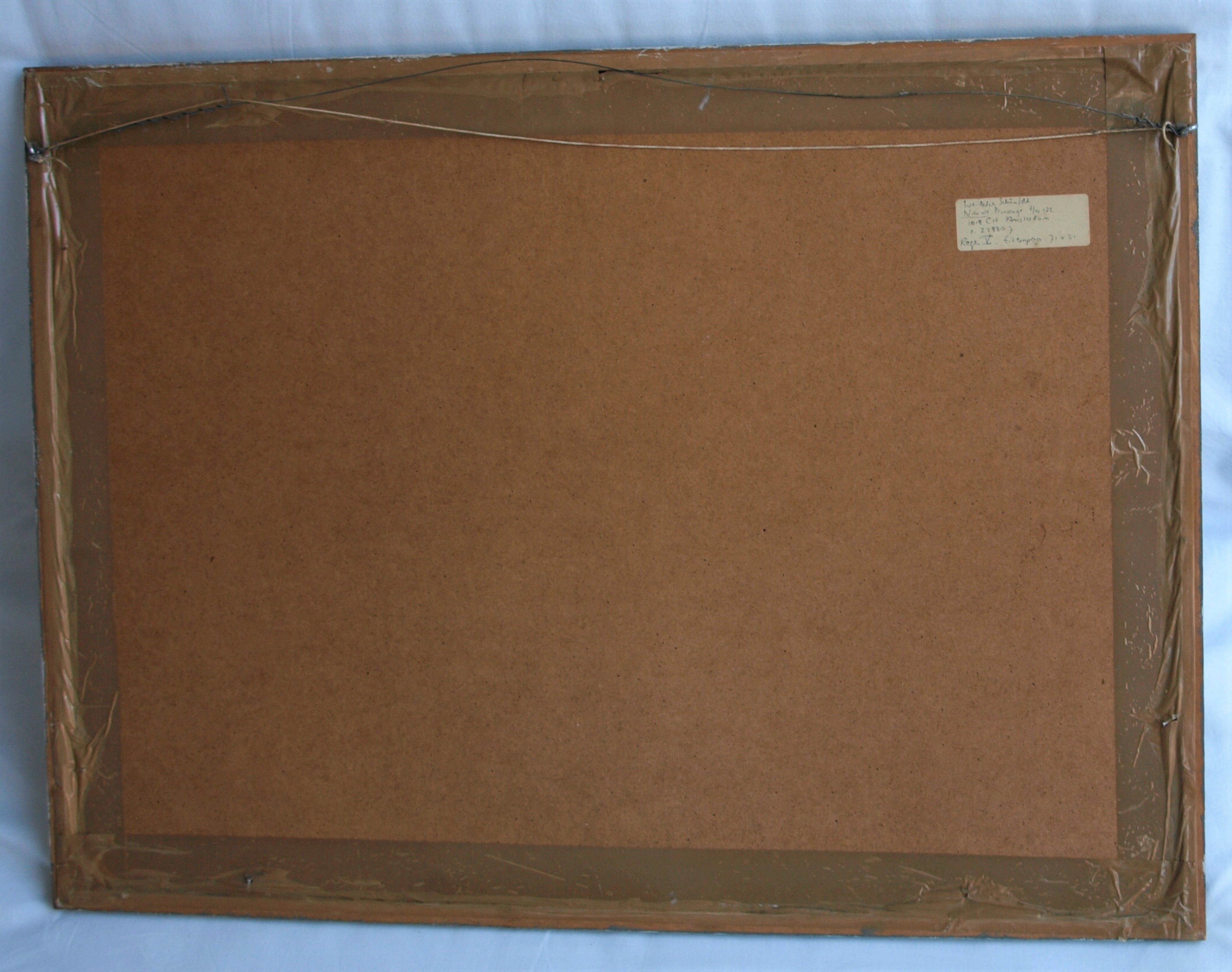 Wendelien Schonfeld - Tempera , Regen V – gesigneerd & ingelijst – ca 1985 kopen? Bied vanaf 50!