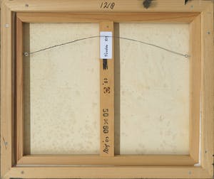 Frans Nicolai - Gemengde techniek op doek, Abstracte compositie - Ingelijst kopen? Bied vanaf 80!