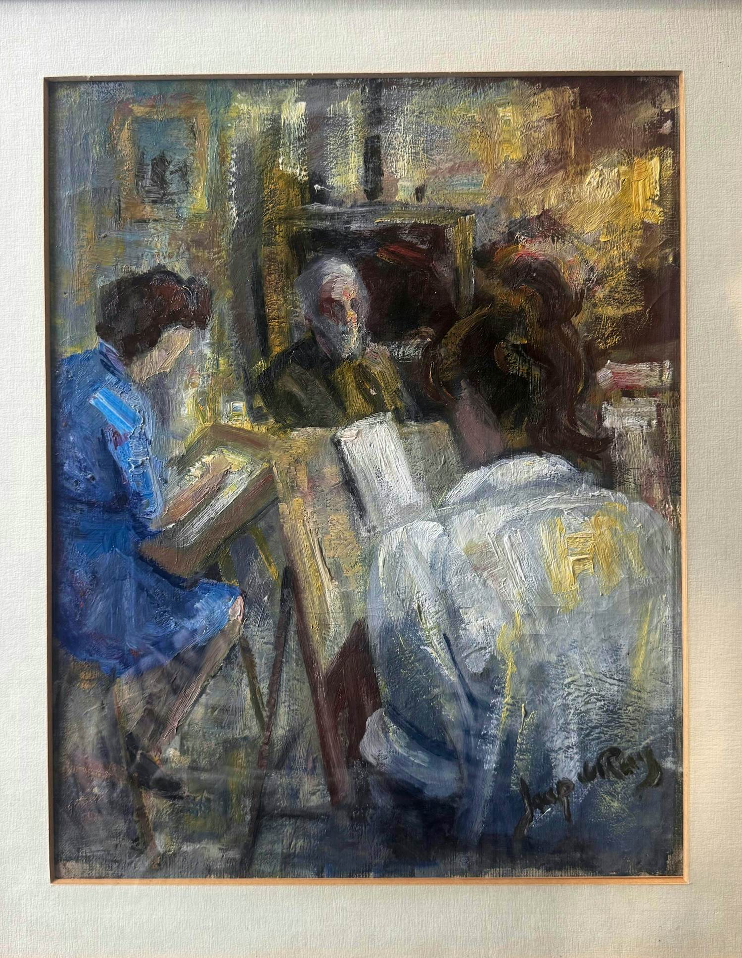 Jaap de Ruig - Model avond in het atelier verkocht voor € 80!