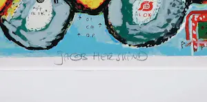 Jacob Herskind - Zeefdruk, Esso kopen? Bied vanaf 35!
