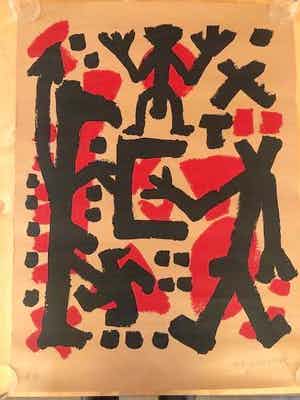 A.R. Penck - Untitled verkocht voor € 650!