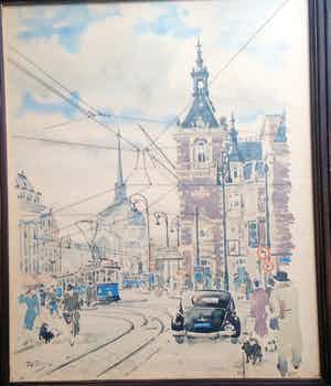 Piet Spijker - Leidseplein Amsterdam verkocht voor € 49!
