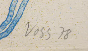 Jan Voss - Litho, Sans titre / Prent 190 - Ingelijst kopen? Bied vanaf 1!