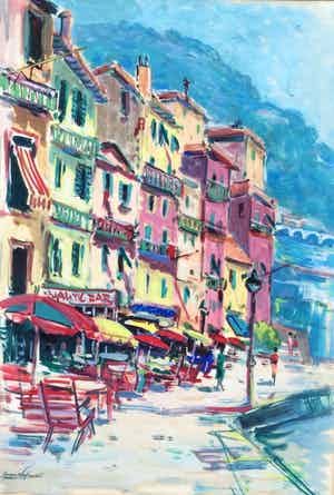 Jaap Nefkens - A6994, Mediterraans stadsgezicht verkocht voor € 50!