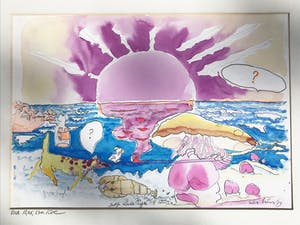 Lieve Prins - Een persoonlijk werk van Lieve Prins "a Day at the Beach" -Voor Max, van Lieve. kopen? Bied vanaf 45!