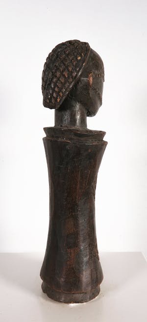 Tabwa - Houten Mpundu pop met navel en scarificaties kopen? Bied vanaf 1!