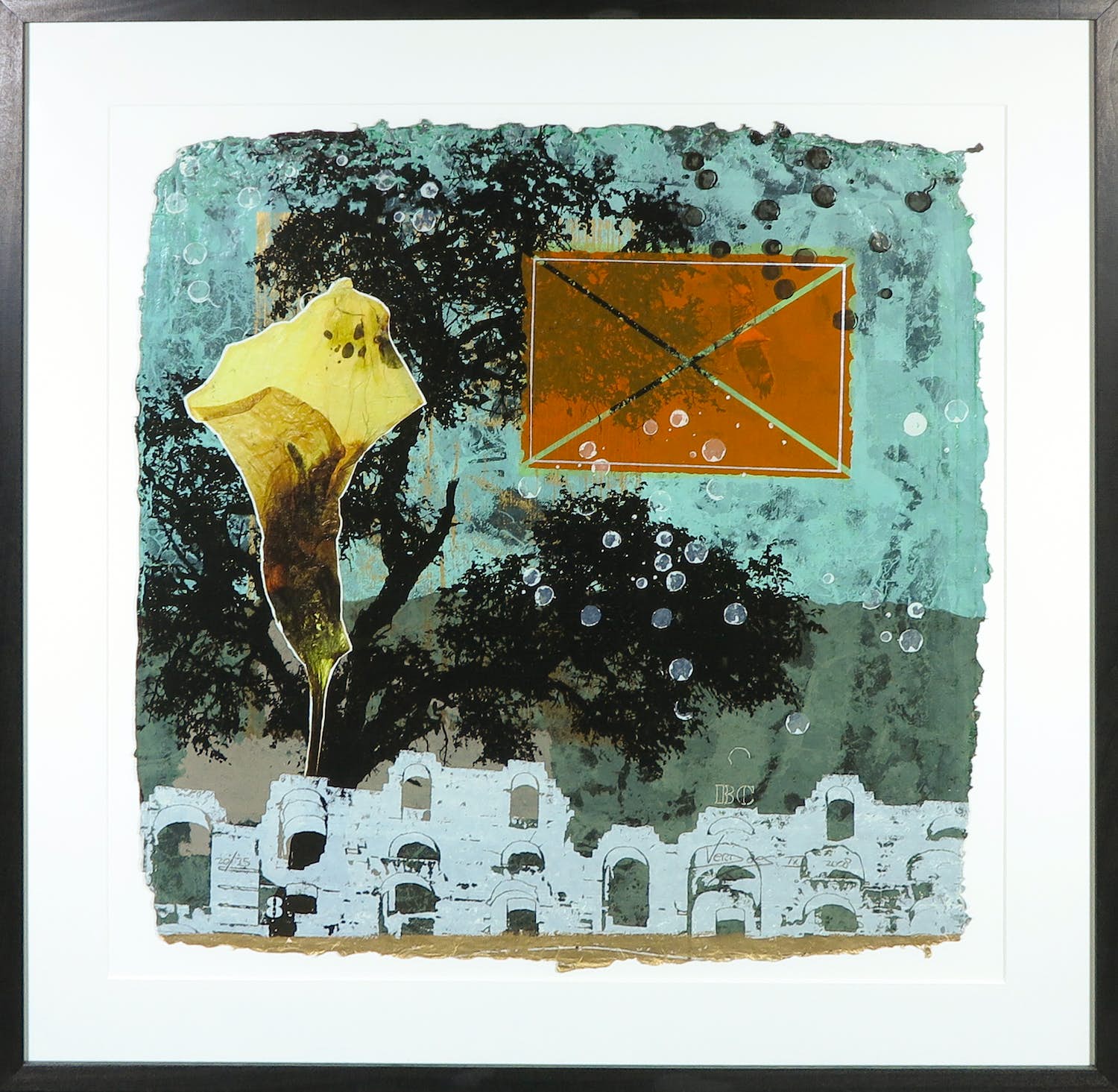 Mark Verdoes - Zeefdruk, Zonder titel II- Ingelijst kopen? Bied vanaf 1!