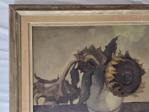 Kees Verhoeven - Zonnebloemen. Stilleven. kopen? Bied vanaf 59!