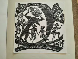 Helga Lange - Houtsnede, Herman Wiesse kopen? Bied vanaf 20!